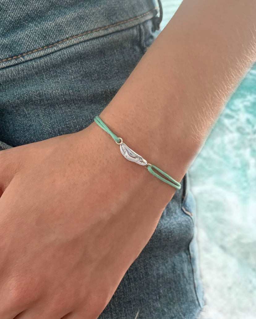 Paradiso Crab Claw Friendship Bracelet in Sterling Silver