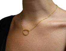Load image into Gallery viewer, Eternal Ring Single Charm Necklace
