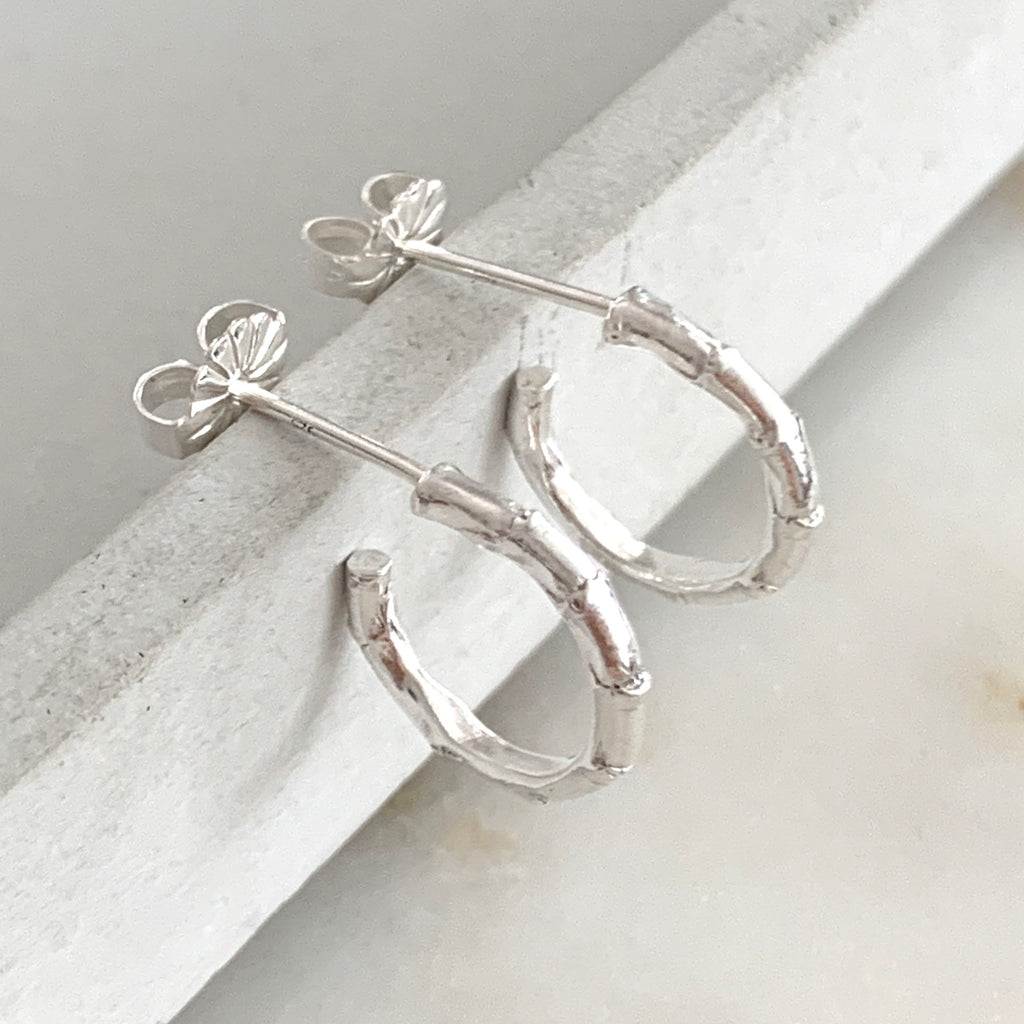 Hebe Twig Small Hoop Earrings