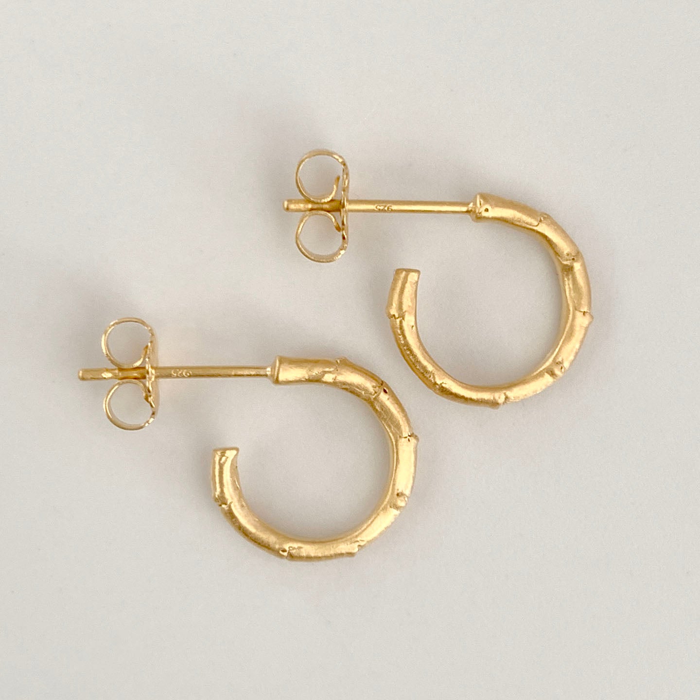 Hebe Twig Small Hoop Earrings