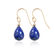 Load image into Gallery viewer, Drop Earrings with Lapis Lazuli
