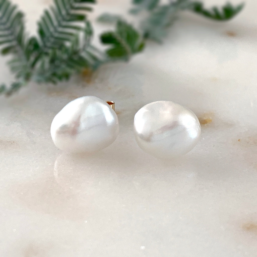 Freshwater Pearl Ear Studs