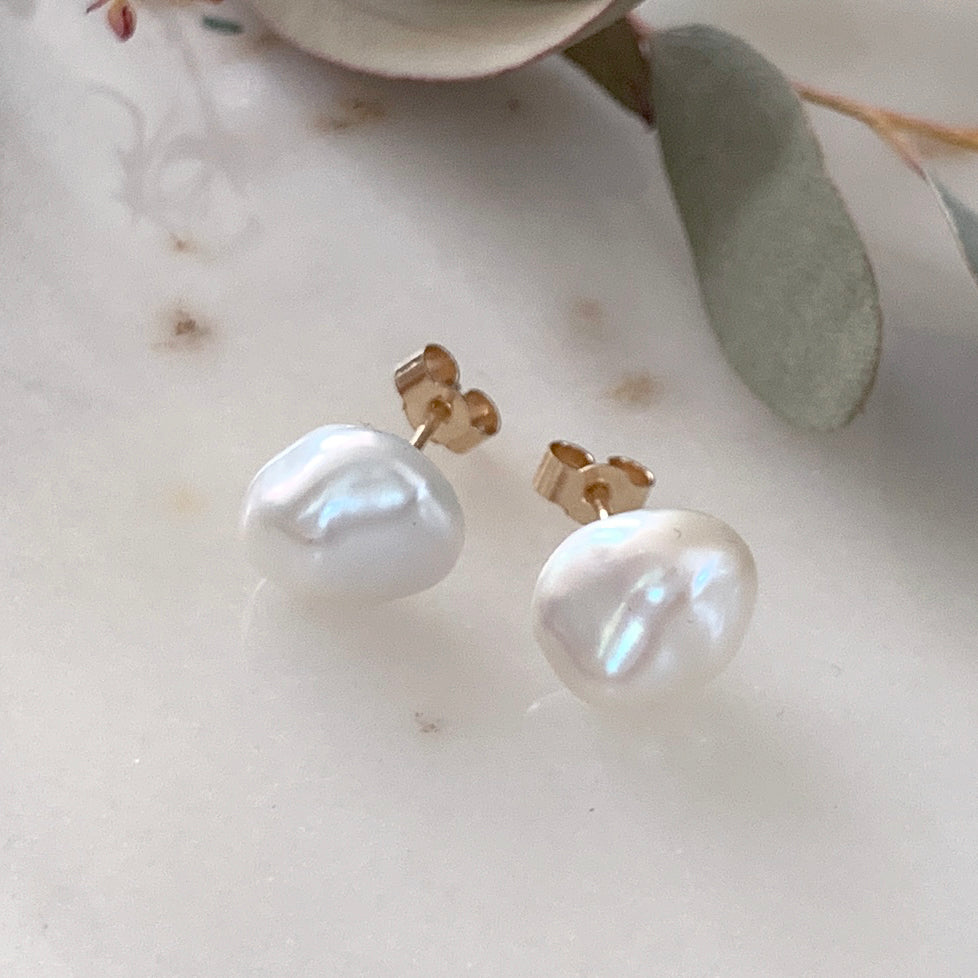 Freshwater Pearl Ear Studs