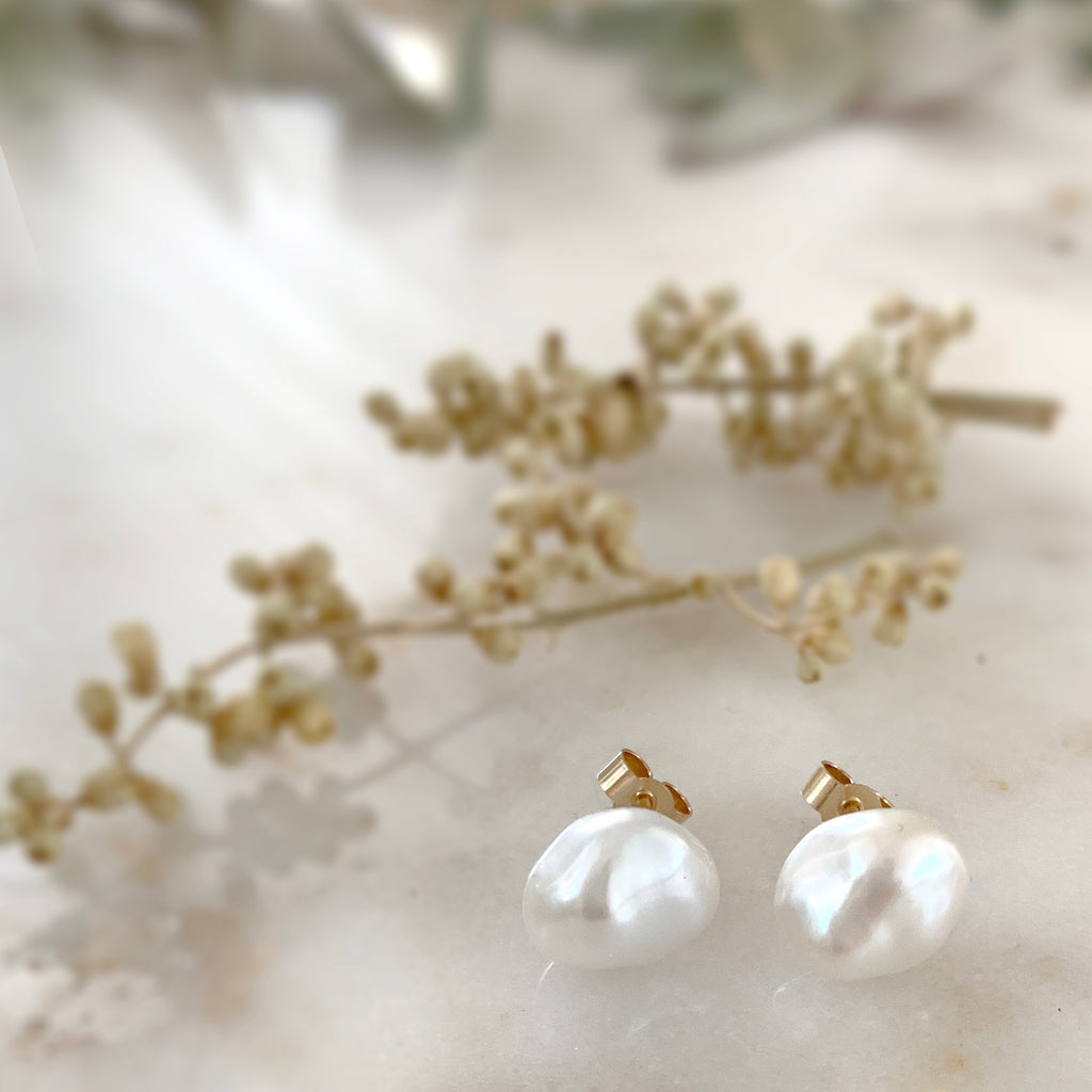 Freshwater Pearl Ear Studs