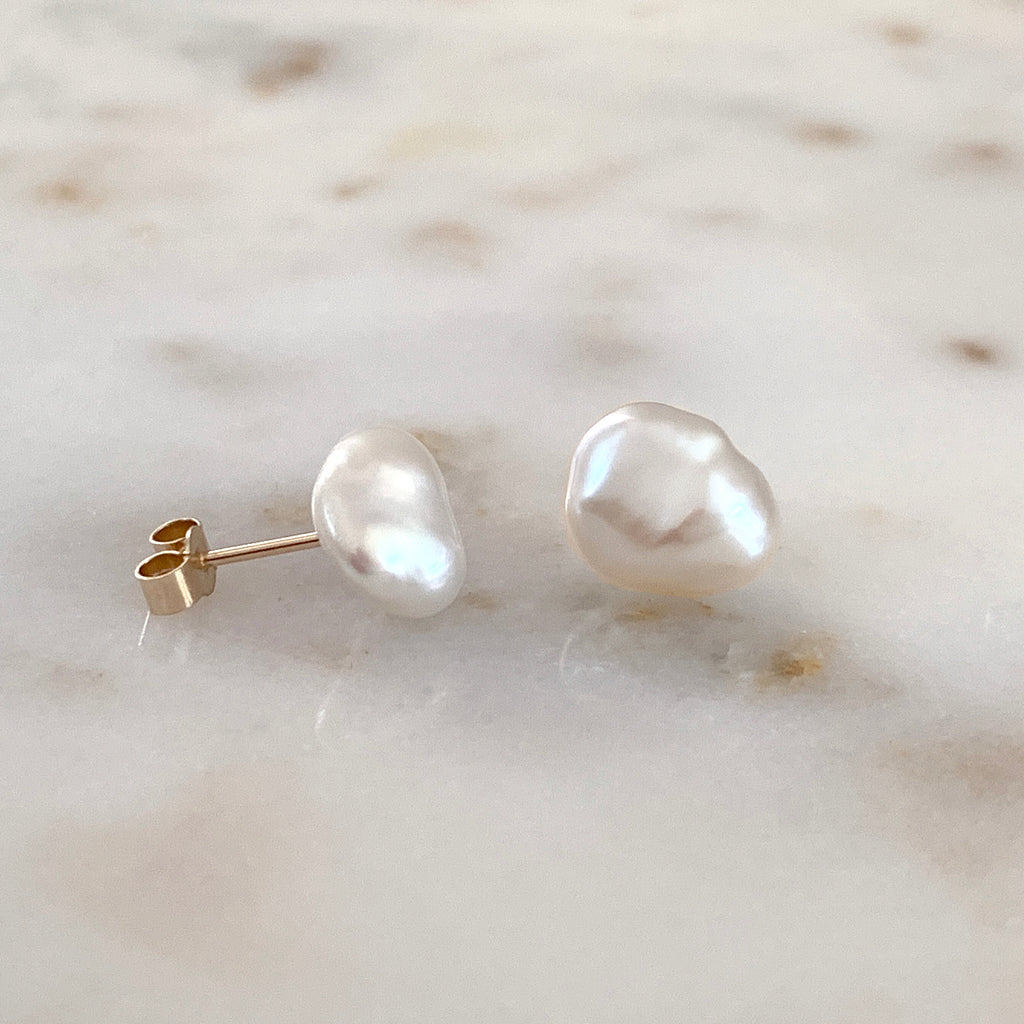 Freshwater Pearl Ear Studs