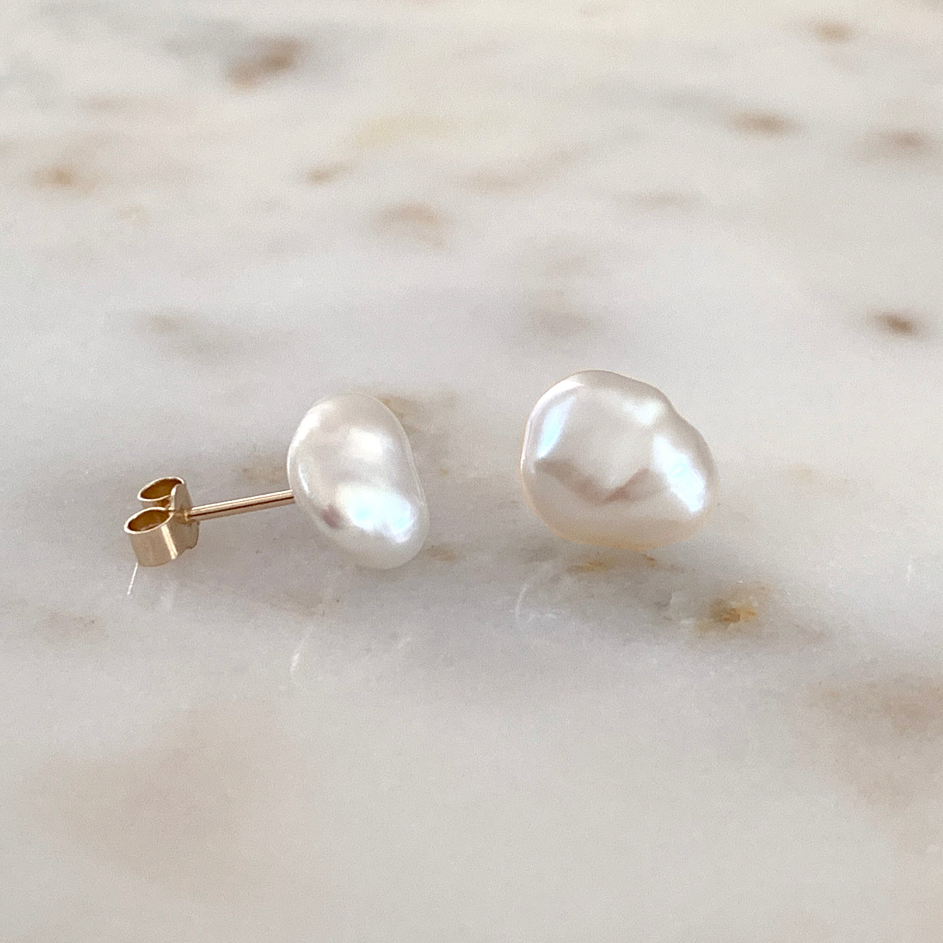 Freshwater Pearl Ear Studs