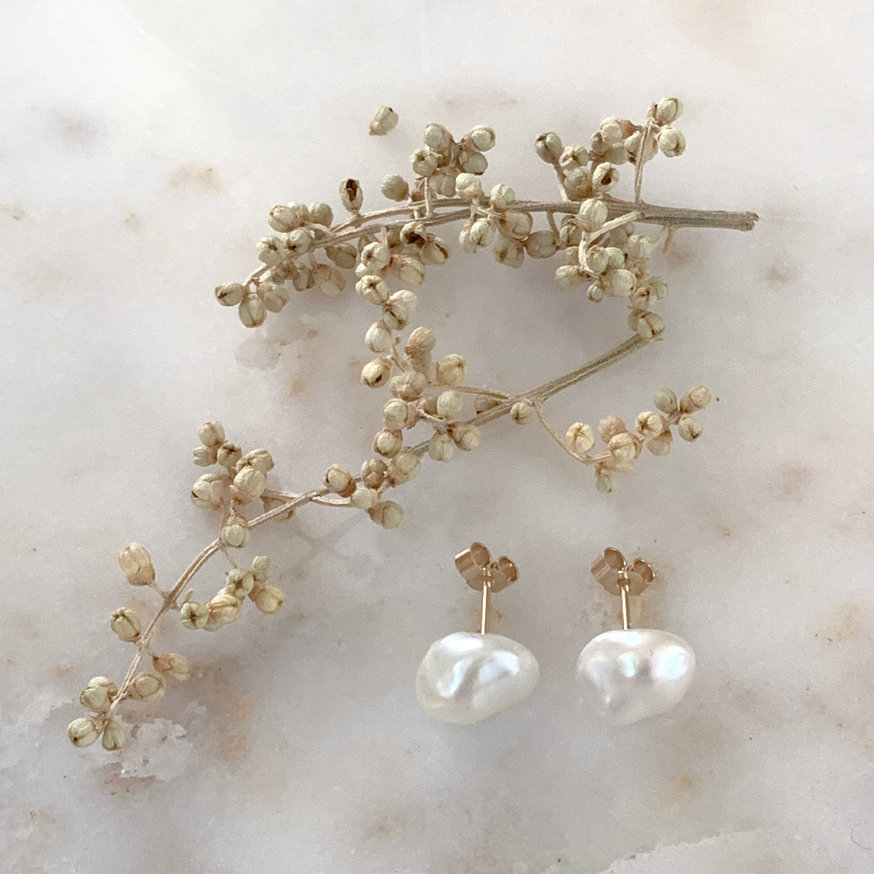 Freshwater Pearl Ear Studs