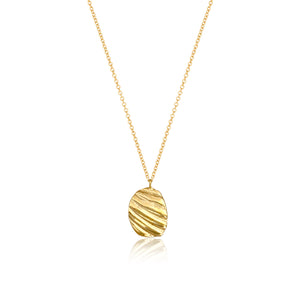 Paradiso Solid Gold Shell Fragment Necklace
