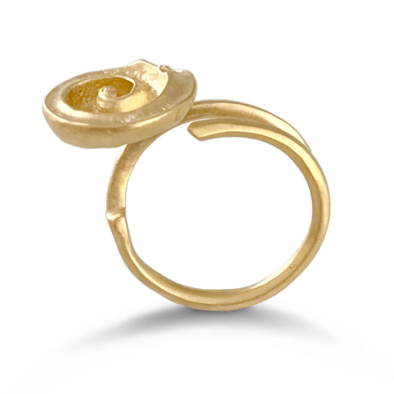 Paradiso Shell Swirl Ring