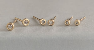 Diamond Mini Stud Earrings