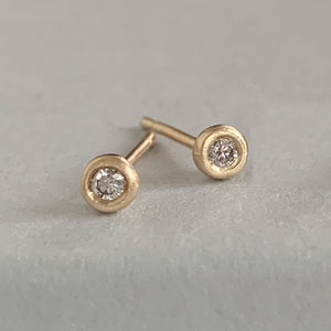 Diamond Mini Stud Earrings