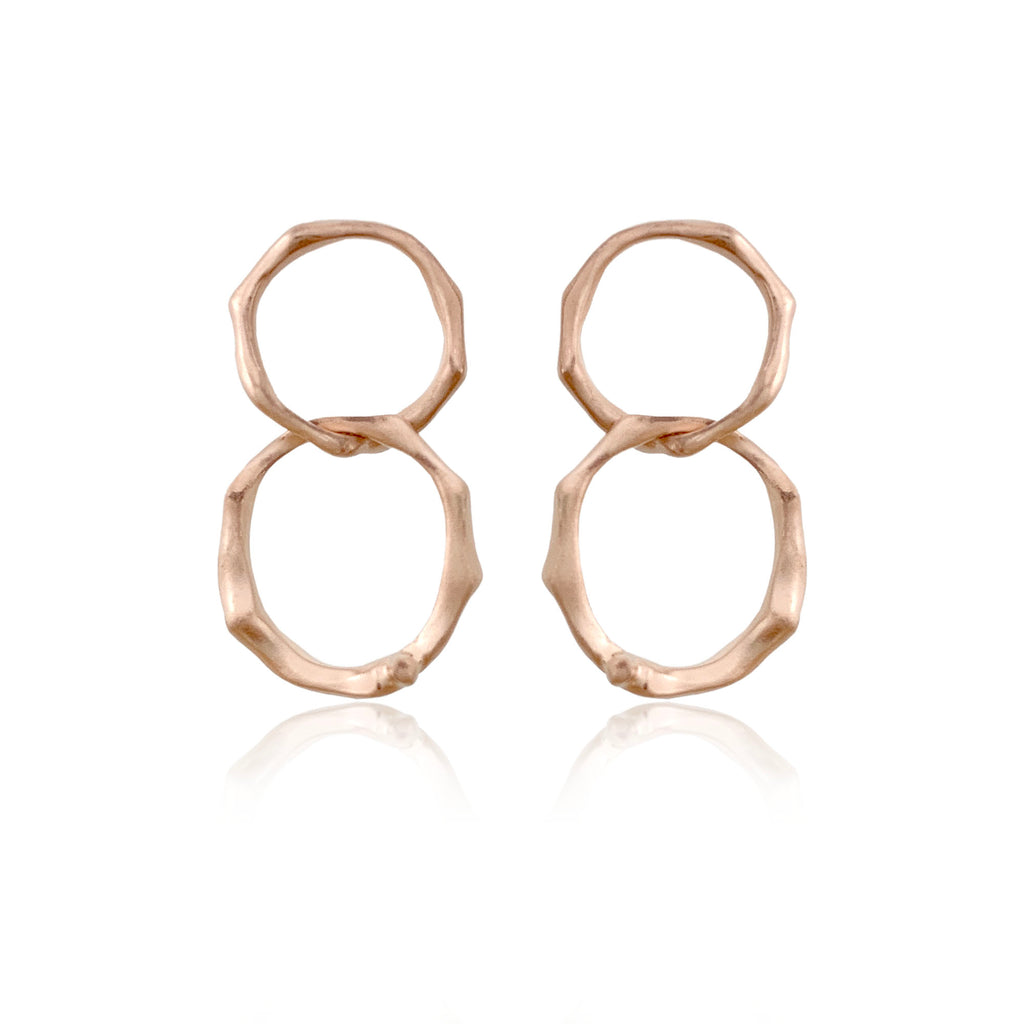 Twig infinity Link Earrings