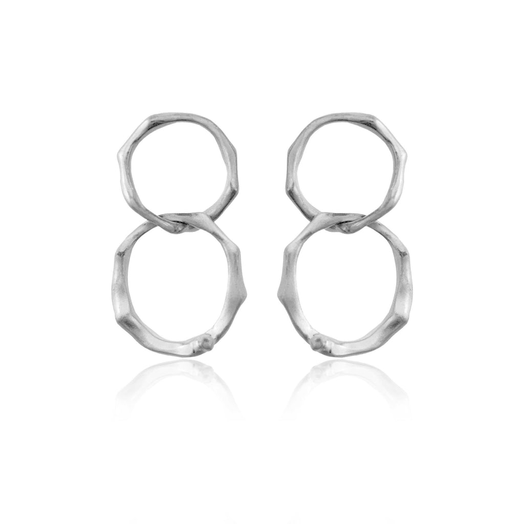 Twig infinity Link Earrings