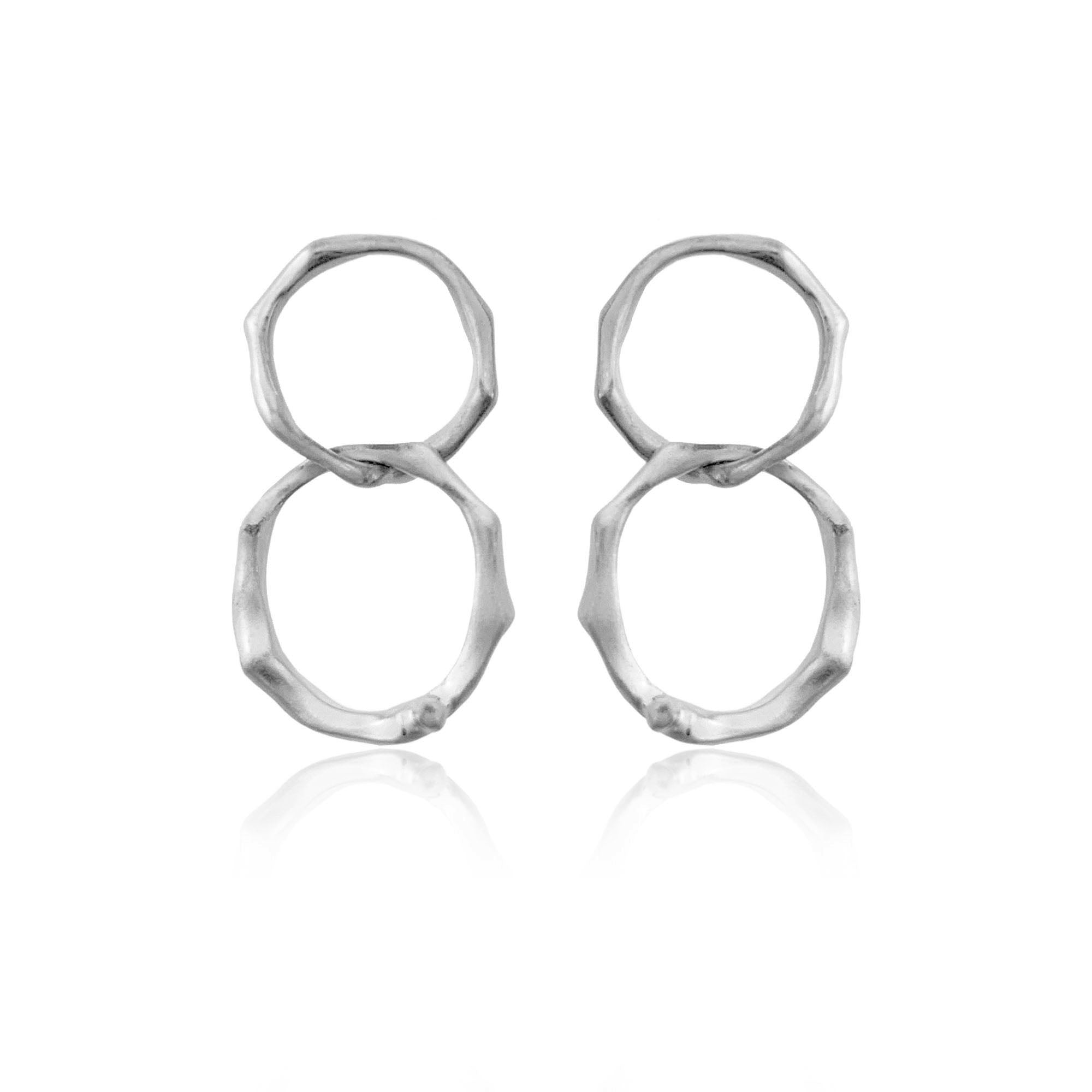 Twig infinity Link Earrings