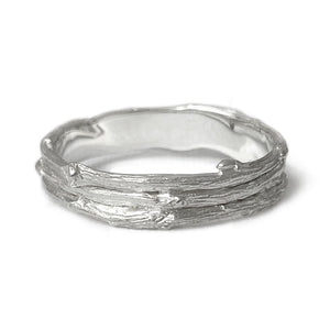 Willow Twig Triple Branch Ring in Sterling Silver