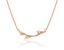 Load image into Gallery viewer, Willow Twig Necklace available in Fair Trade gold
