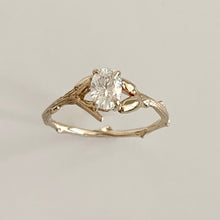 Load image into Gallery viewer, Willow Twig Engagement Ring in 9 Carat Gold with Oval Moissanite
